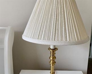 Brass table lamp:$ 28