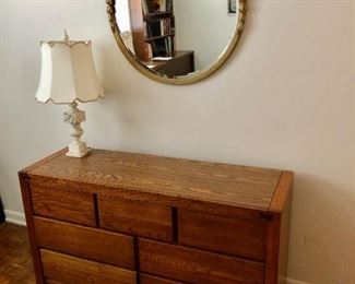 1930’s mirror
7 drawer dresser