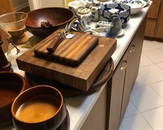 Kitchen full of wooden items
China