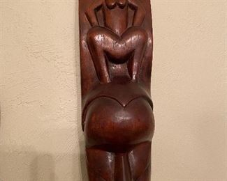 Signed Carved art