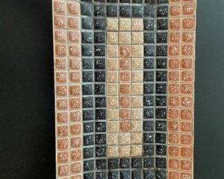 Mid Century tile tray (small)