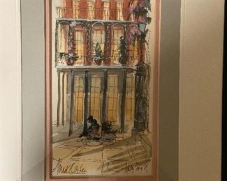 Original New Orleans watercolor