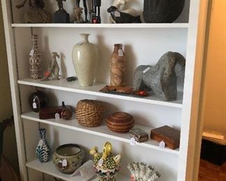 Additional vintage and antique ceramic vases and pitchers etc.