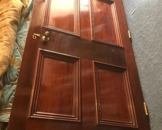 Round 2 Available now 6 magnificent sold mahogany doors taken from townhouse in NYC 