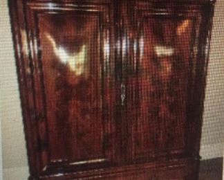 Lovely mahogany armoire 6 foot 7 1/2 inches high 5’3” wide