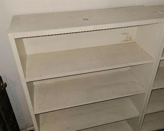 Lot #172 - White Bookcase - $40