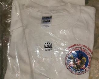 Lot #200 - 9/11 Memorial T-Shirt Sealed - $5