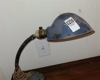 Lot #206 - Antique Industrial Lamp - $50