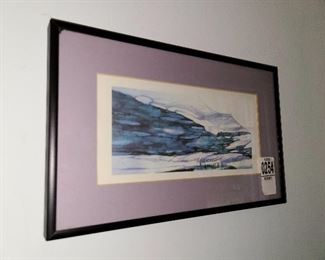 Lot #254 - Framed Artwork - $15
