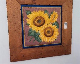 Lot #261 - Framed Quiltwork - $15