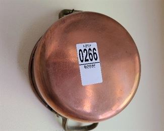 Lot #266 - Copper Pot - $10