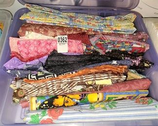 Lot #362 - Container of Fabric - $20