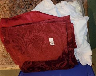 Lot #396 - Assorted Fabric/Bedding/Contents - $10