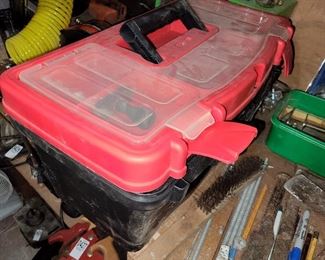 Lot #431 - Tool Box And Contents - $25