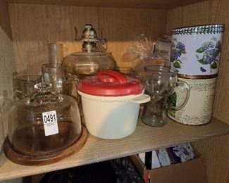 Lot #491 - Entire Shelf Contents - CABINET NOT INCLUDED - $20