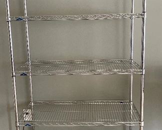 Heavy duty wire racks. We have two of them