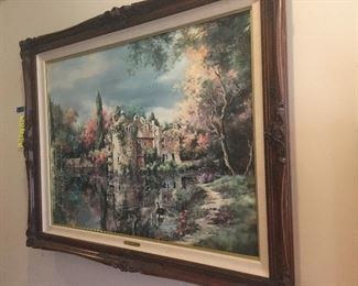 Several beautiful wall paintings