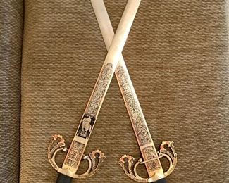 Engraved Del Cid Tizona Swords