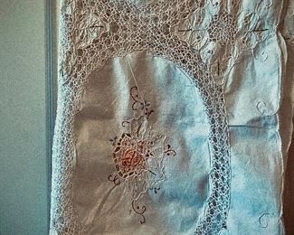 MOST STUNING HAND STICHED TABLE TOP, BED ACCENT, WALL HANGING.. YOU NAME IT. 