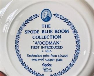 Spode Blue Room collectors Plate