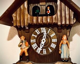 WORKING COO-COO CLOCK FROM GERMANY. VERY UNIQUE AND VALUABLE CLOCK. 