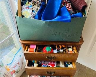 crafts, needlepoint, knitting, sewing, cross stitching, quilting, mending, altering.  really...Joanns has less