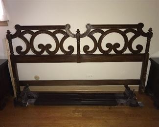 Thomasville king headboard and rails $65.00 (pick up only)