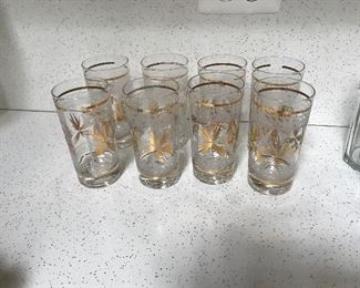 8 glass set $16.00 