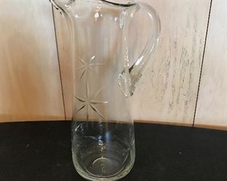 Glass pitcher $10.00