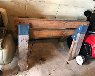Wood saw horse set $5.00 (pick up only)