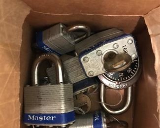 Box of locks $10.00 (pick up only)
