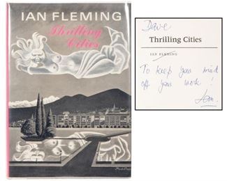 Ian Fleming association copy, inscribed to an American Spy