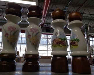 Assorted ceramic salt & pepper mills