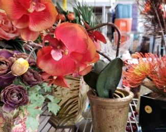 Assorted floral decor