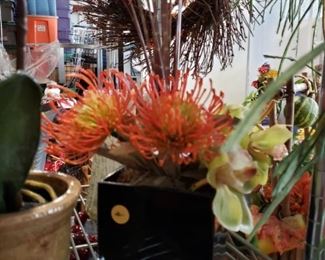 Assorted floral decor