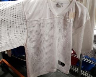 Rival NOS white Kids football practice jerseys small, med, large, x-large & 2 X