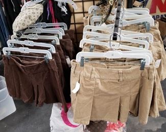 Old Navy corduroy skirts tan & brown size 1 to 20