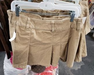 Old Navy corduroy skirts tan & brown size 1 to 20
