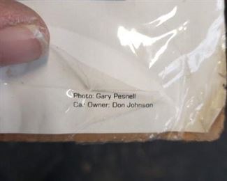 Gary Pesnell Showroom Posters 1979 Power Graphics Corp 1st Edition 1957 Thunderbird 16 x 20