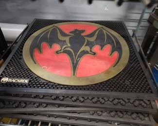 Bacardi large rubber bar mat