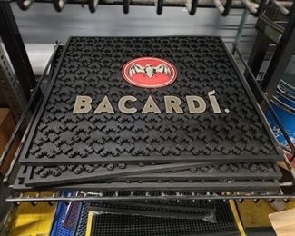 Bacardi large rubber bar mat
