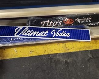 Ultimat Vodka rubber bar mat