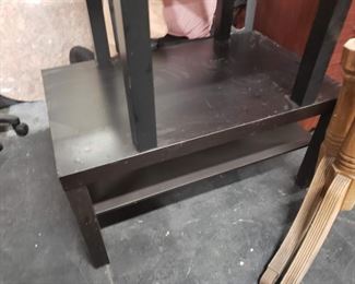 IKEA Espresso coffee table with undershelf 35.5W  x 21.75"D x 17.75"H  