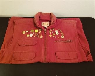 Boy Scout Red Vest & Pins https://ctbids.com/#!/description/share/360981