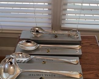 Silver plate serving pieces. Brand new!