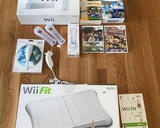 Wii priced at 190.00
 Wii fit priced at 60.00
all assesories priced individually 

