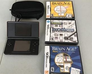 Hand held Nintendo and 3 games. 
Device is 80.00
Games are 10.00 each