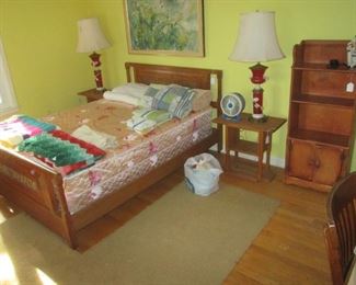 Full Size Bed. Headboard $75 Mattress $85
