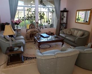 4 Piece Living Room. 2 Loveseats and 2 chairs