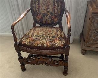Photo Inv #49 -  Needlepoint Chair - $250 